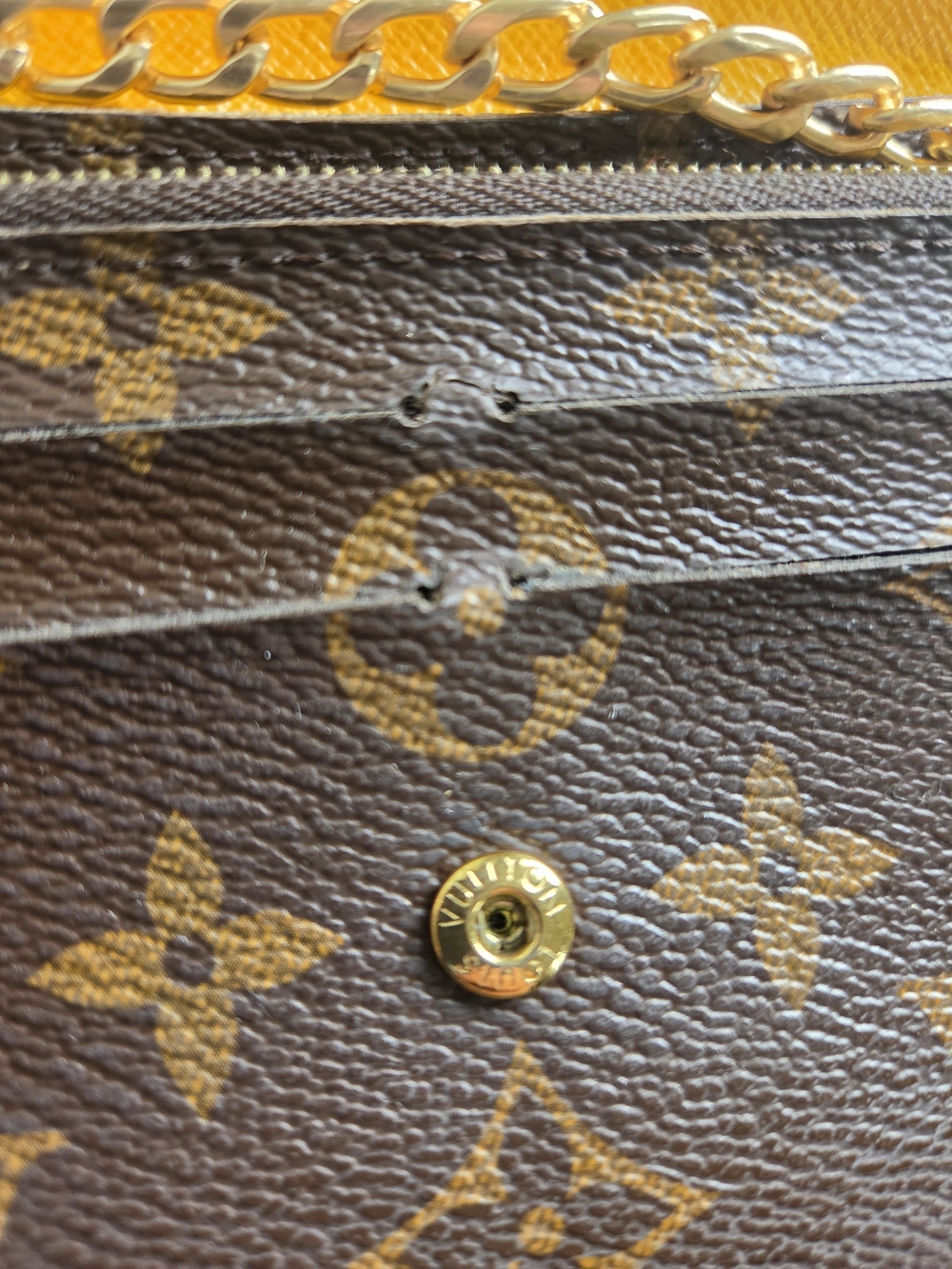 100% Authenic Louis Vuitton Emilie Monogram Wallet Brown With COA - Picture 16 of 16
